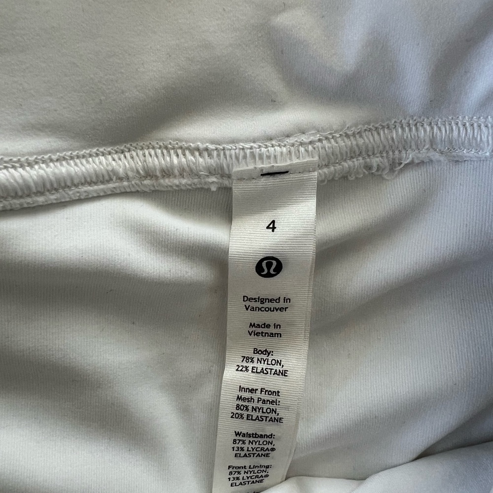 lululemon athletica Cream Mini Skirt - Picture 3 of 5